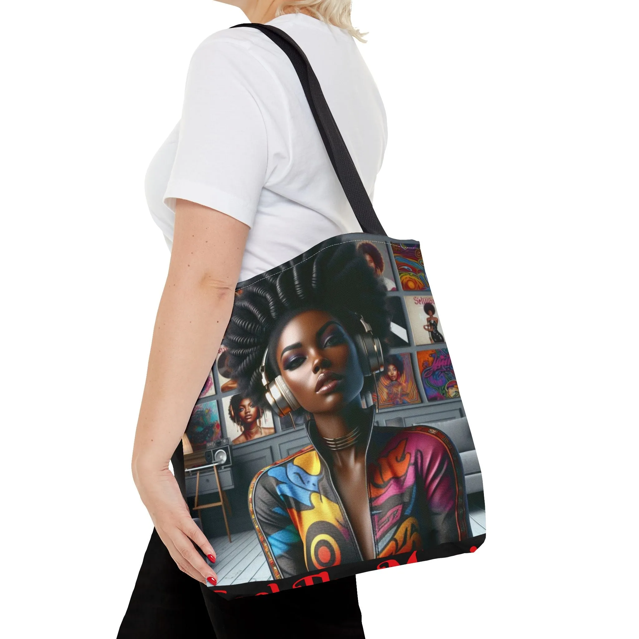 Feel The Music Tote Bag (AOP) #FM18