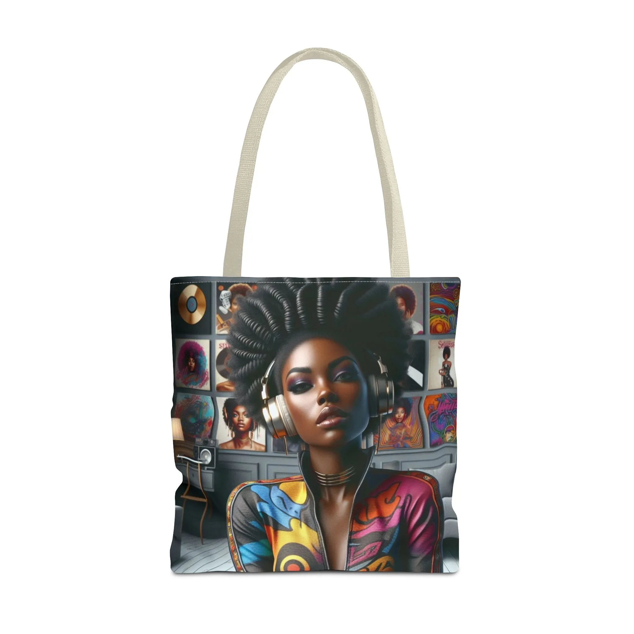 Feel The Music Tote Bag (AOP) #FM18