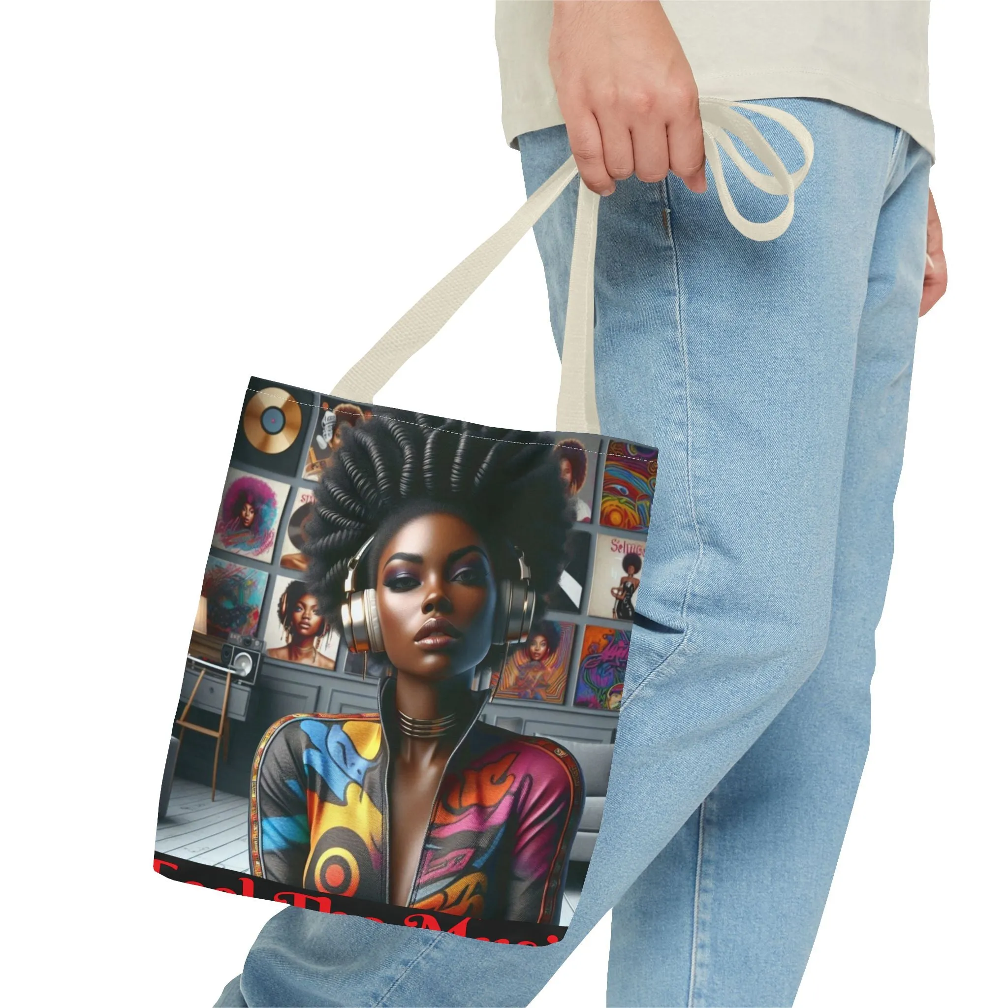 Feel The Music Tote Bag (AOP) #FM18