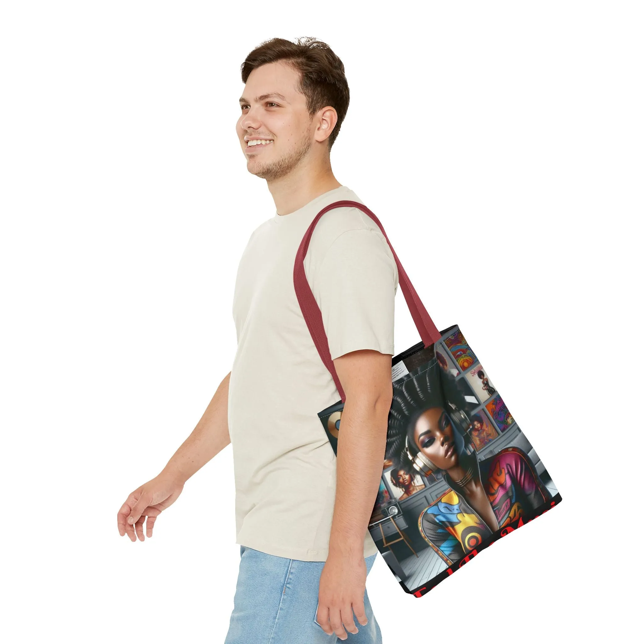 Feel The Music Tote Bag (AOP) #FM18