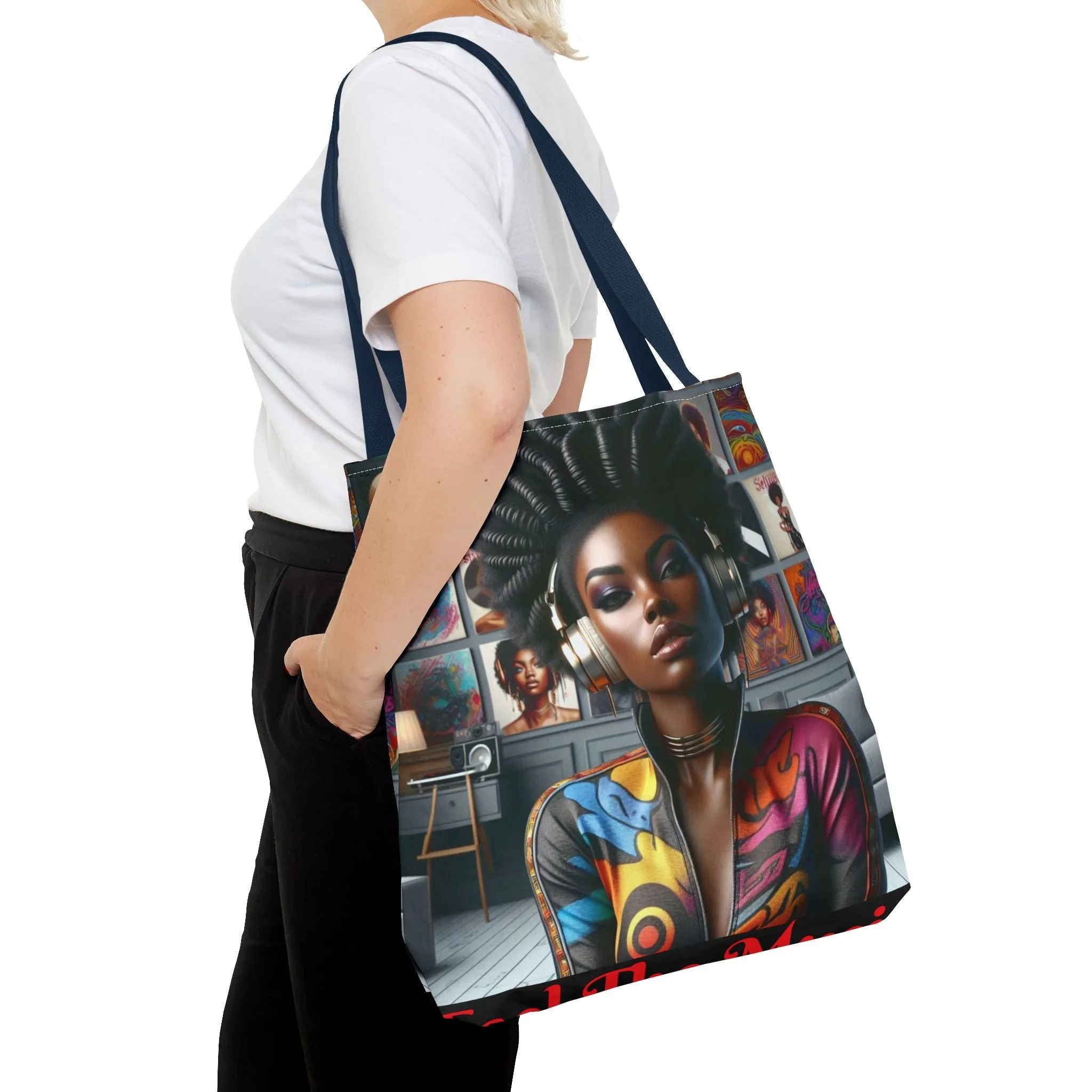Feel The Music Tote Bag (AOP) #FM18