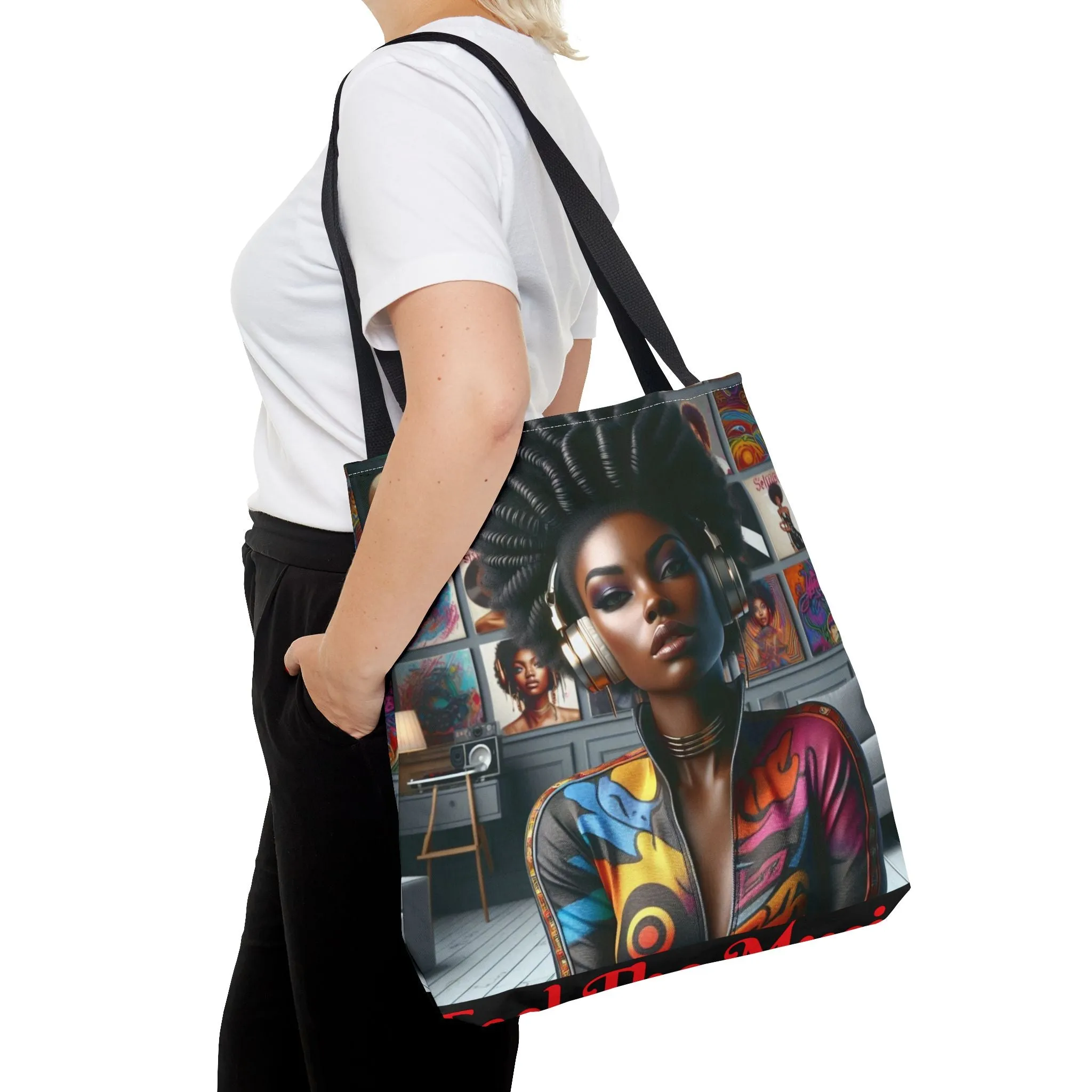 Feel The Music Tote Bag (AOP) #FM18