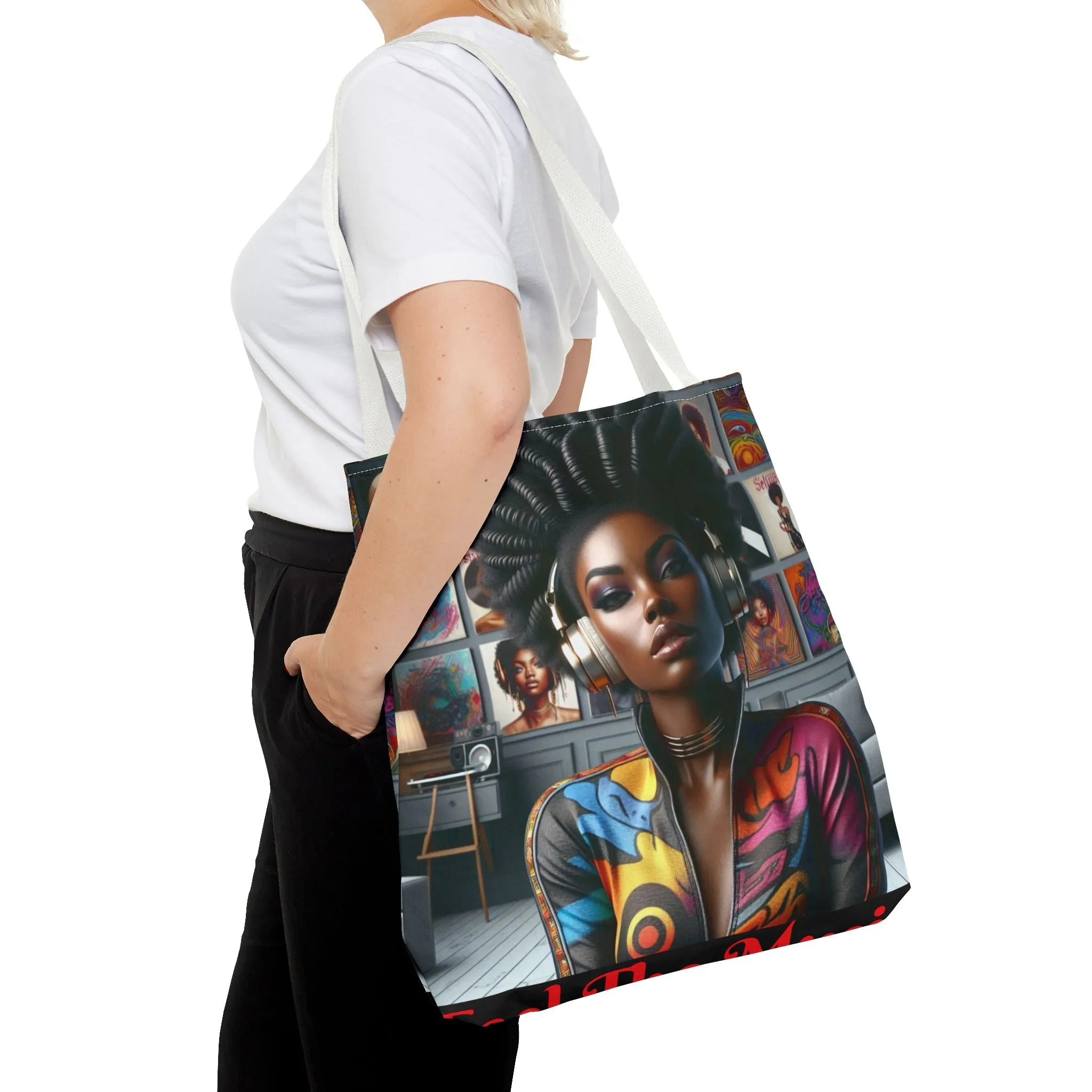 Feel The Music Tote Bag (AOP) #FM18
