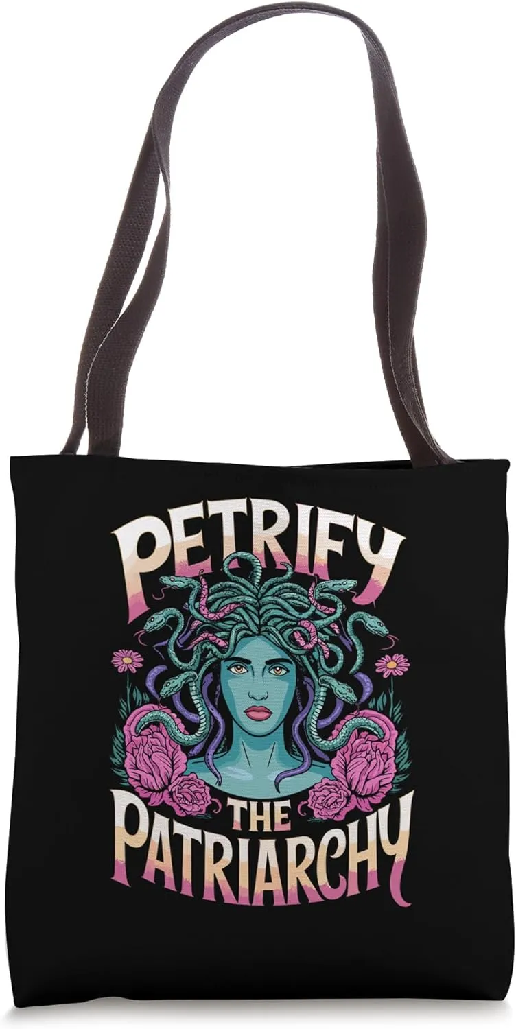 Female Gorgon Medusa Patriarchy For A Feminism Advocate Tote Bag