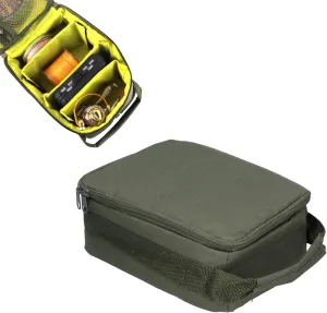 Fishing Tackle Bags, Large Padded Polyester Fishing Accessory Bag Fishing Lures Hook Storage Handbag for Saltwater Freshwater