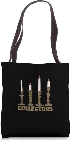 Flickering Memories Candlestick Antique Candle Tote Bag