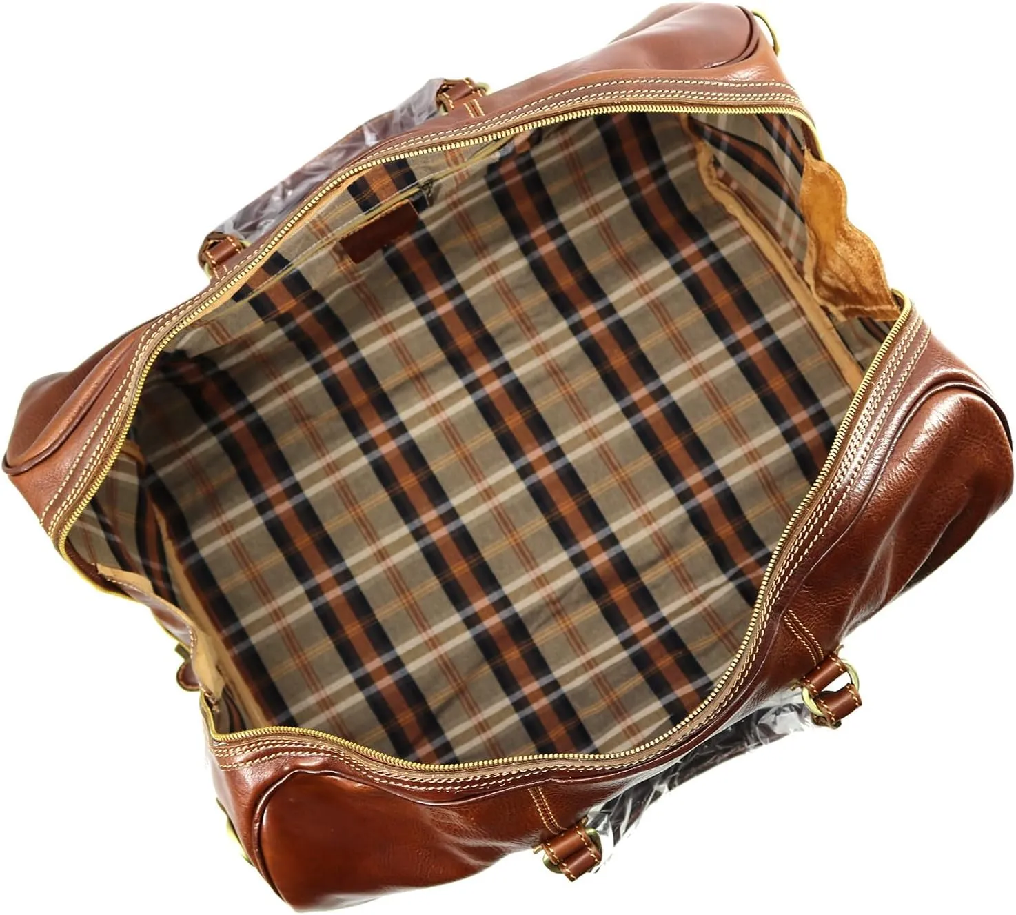 Floto Luggage Venezia Grande Duffle Bag, Vecchio Brown, One Size