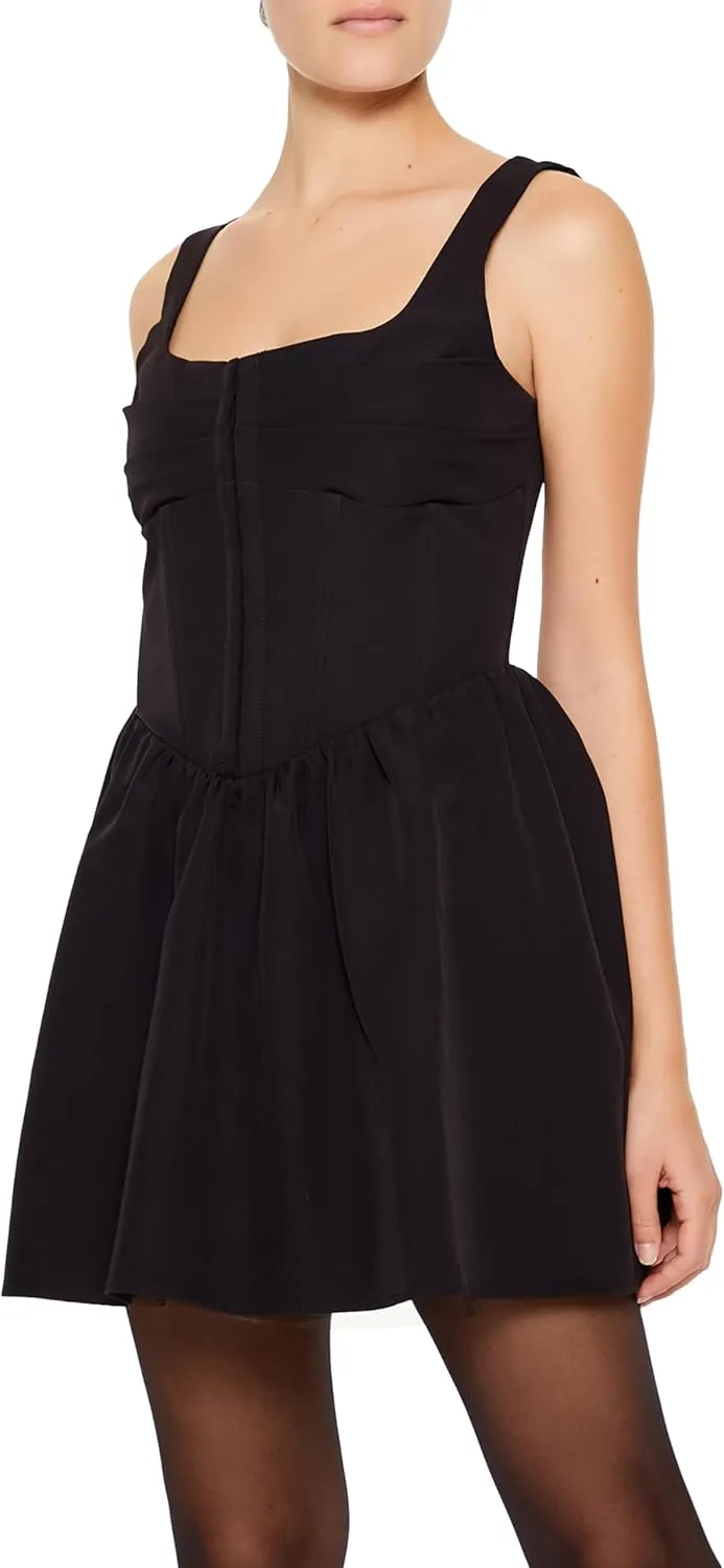 Forever 21 Women's Corset Hook-&-Eye Mini Dress