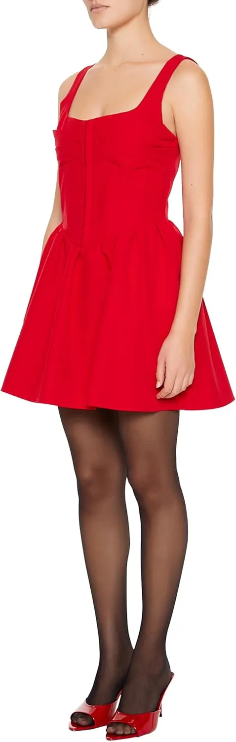 Forever 21 Women's Corset Hook-&-Eye Mini Dress