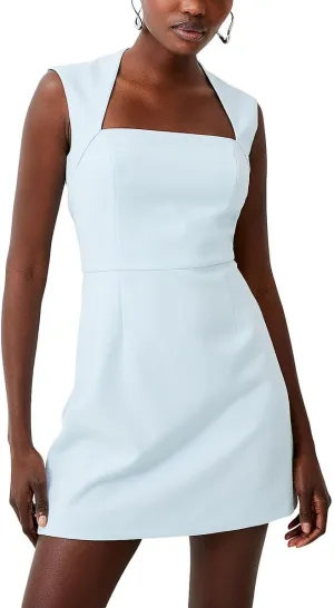 French Connection Womens Square Neck Mini Shift Dress