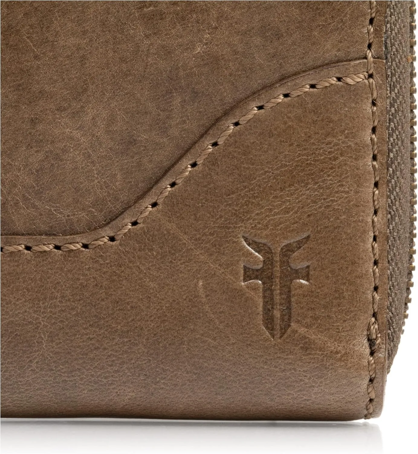 Frye Women's Melissa Zip Around Leather Wallet, Stylist Purse with Card Holder & Pockets
