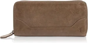 Frye Women's Melissa Zip Around Leather Wallet, Stylist Purse with Card Holder & Pockets
