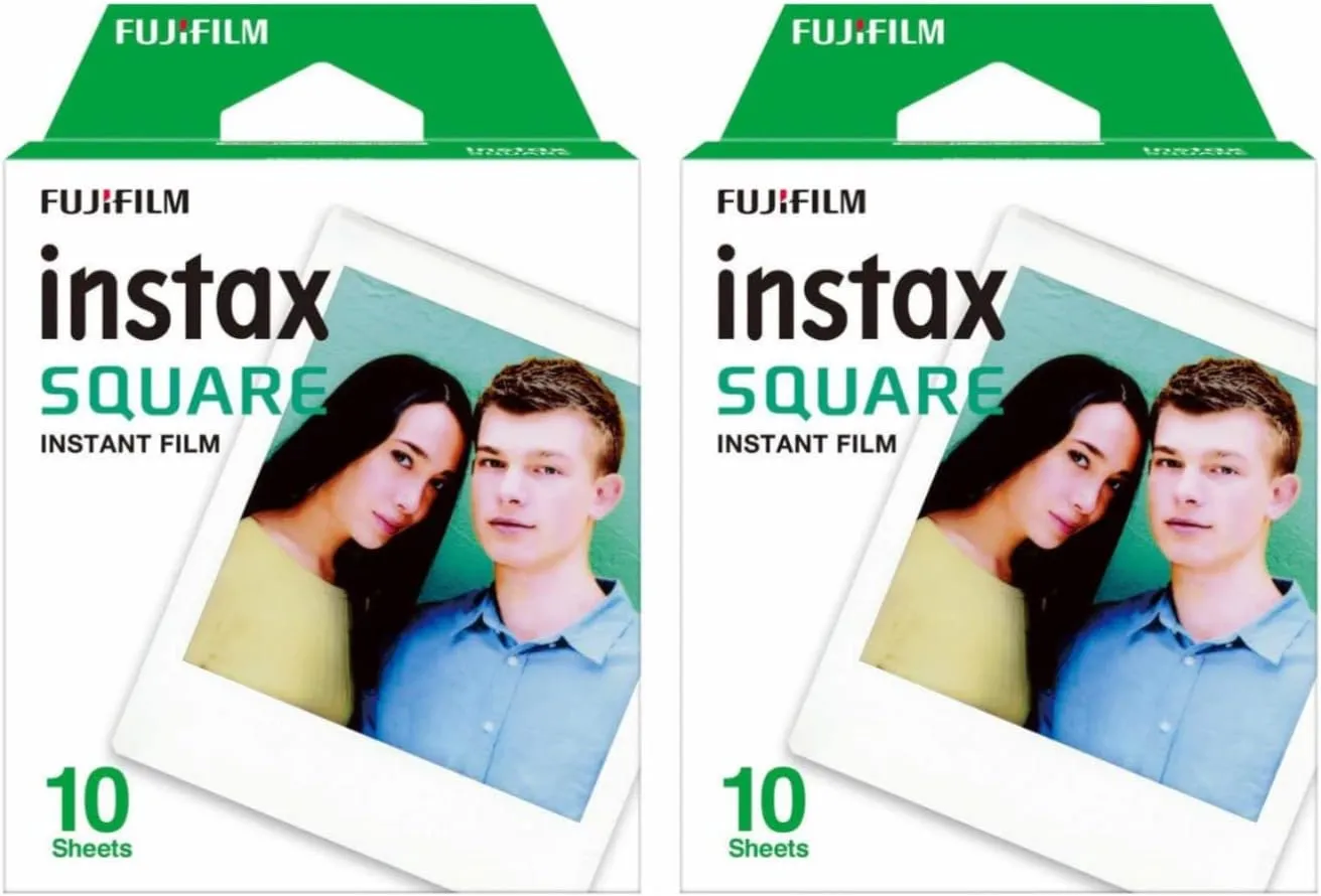 Fujifilm Instax Square Film US Twin Pack (2 boxes)