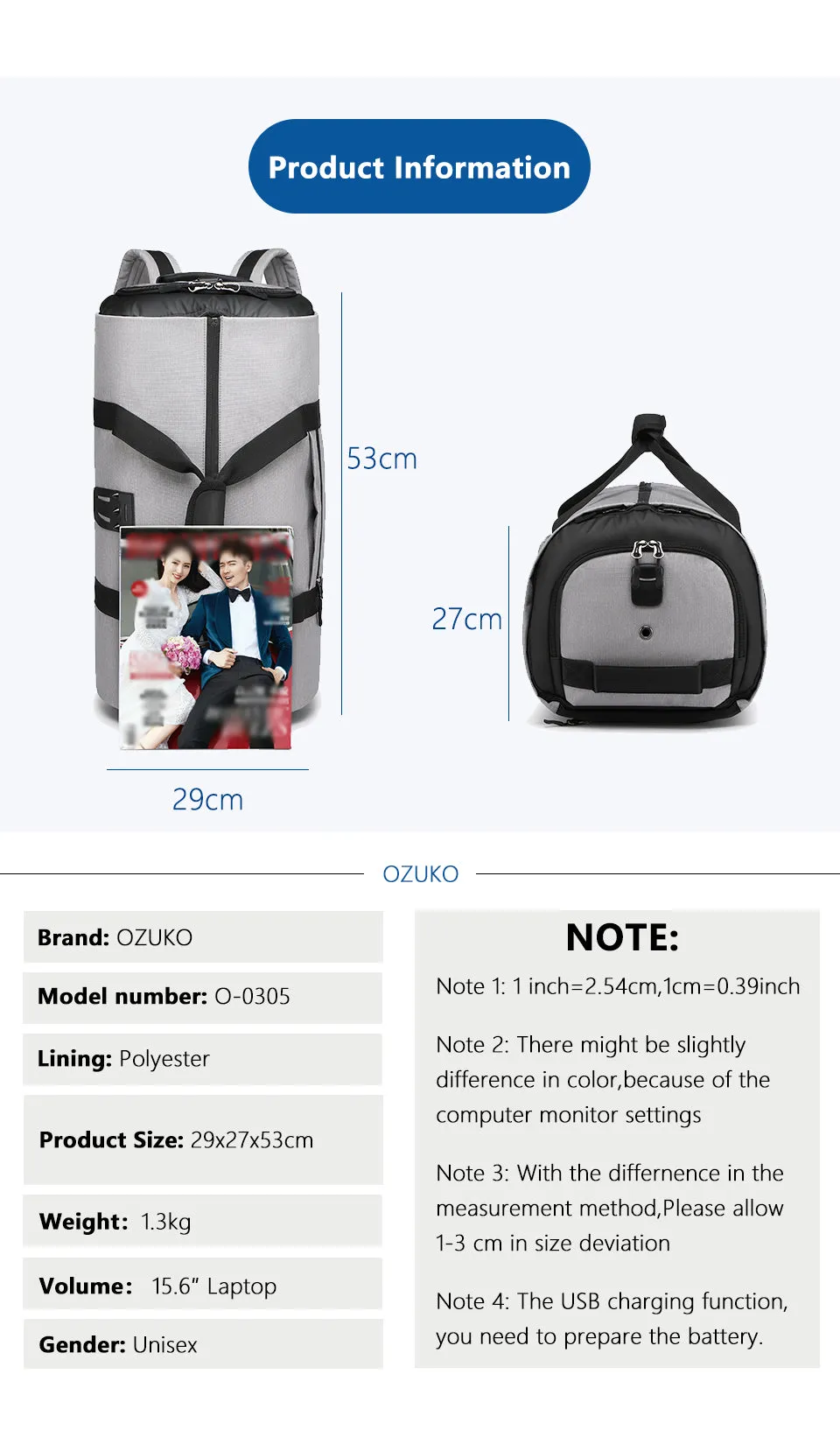Funki Buys | Bags | Duffel Bag | Gym Bag | Backpack | Carry All