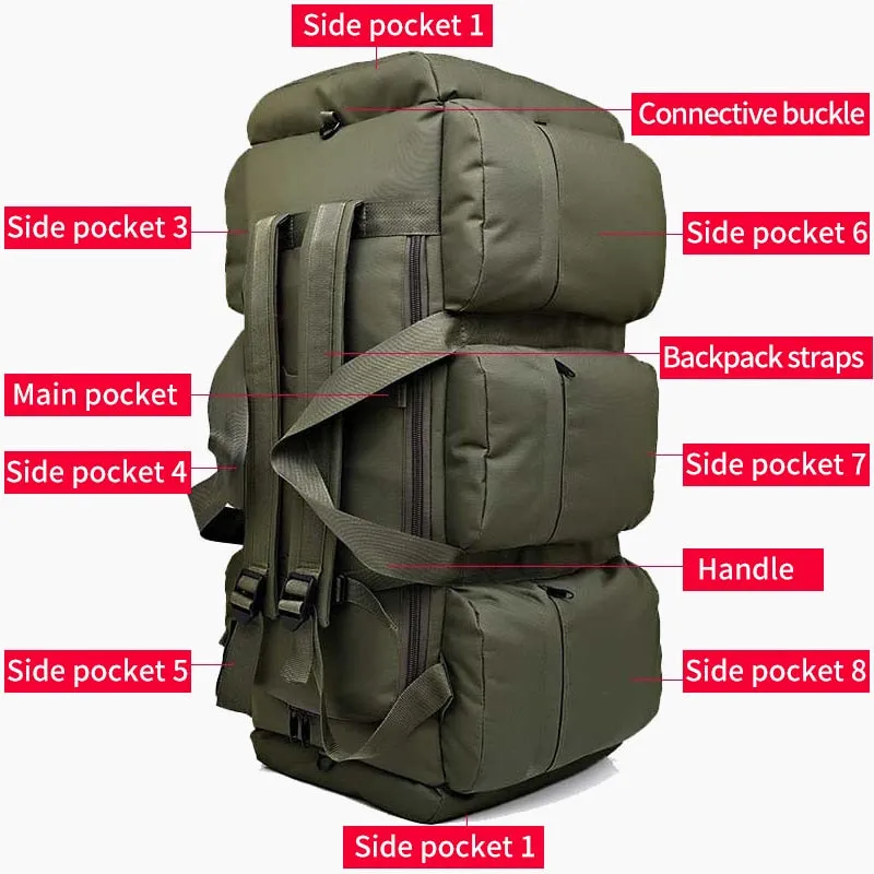 Funki Buys | Bags | Travel Bags | Large Canvas Duffel Bag