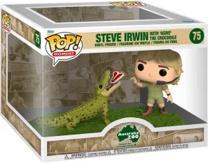 Funko Pop! Moment - Australia Zoo: Home of The Crocodile Hunter - Steve Irwin with 'Agro' The Crocodile - Exclusive 2-Pack Vinyl Figure