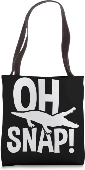 Funny Alligator Tote Bag