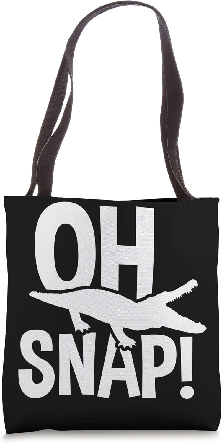Funny Alligator Tote Bag
