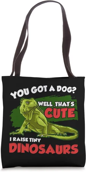 Funny Iguana Gift Pet Lizard Humor Reptile Graphic Tote Bag