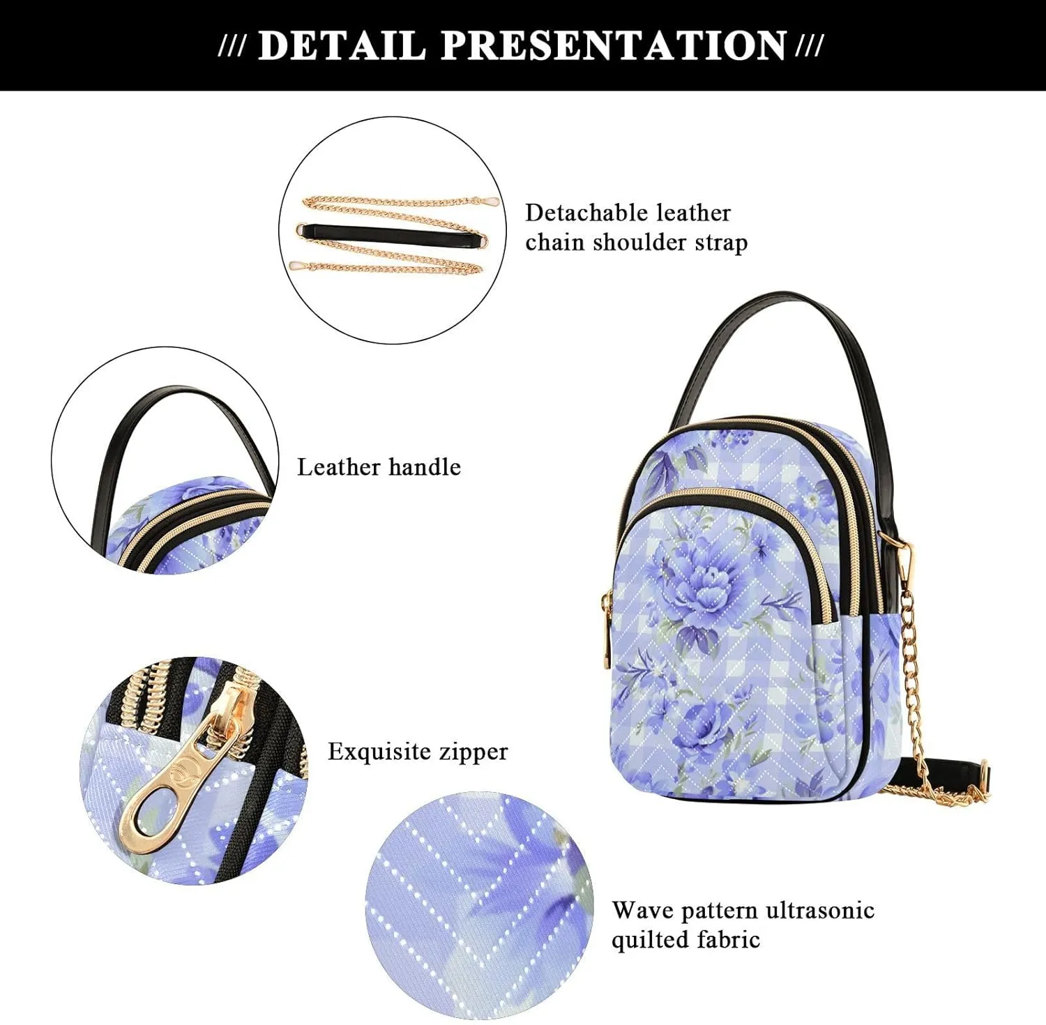 GAIGEO Colorful Abstract Style Mosaic Shoulder Purse Crossbody, Womens Crossbody Bag, Lightweight Bag for Women