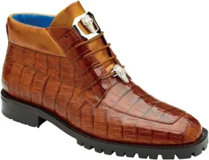 Gallardo Genuine Caiman Crocofile and Italian Leather Boots