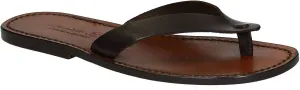 Gianluca - L'artigiano del cuoio Handmade Men's Leather Manmade Slippers