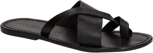 Gianluca - L'artigiano del cuoio Handmade Men's Leather Manmade Slippers