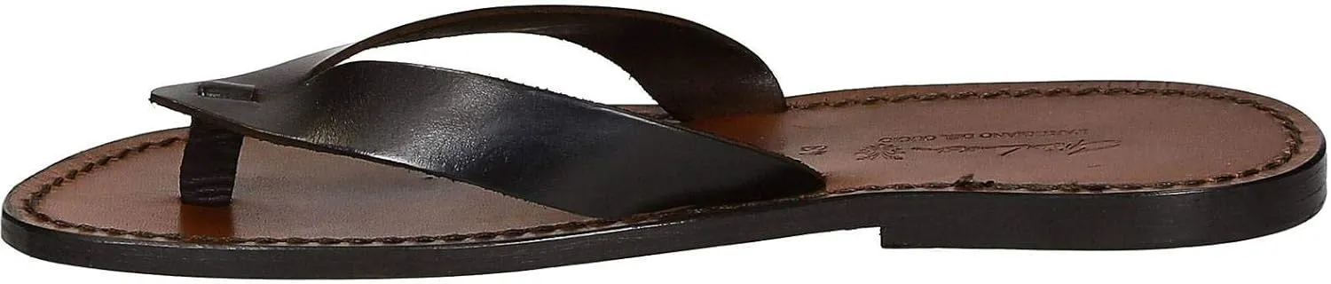 Gianluca - L'artigiano del cuoio Handmade Men's Leather Manmade Slippers