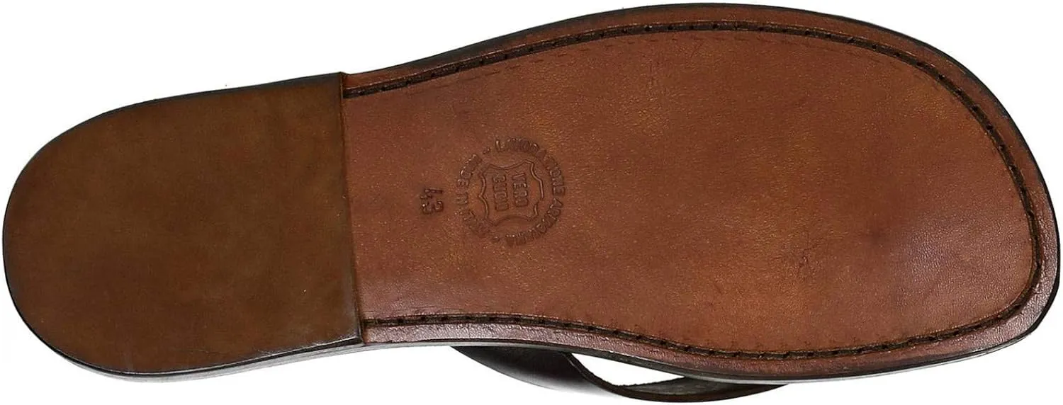 Gianluca - L'artigiano del cuoio Handmade Men's Leather Manmade Slippers