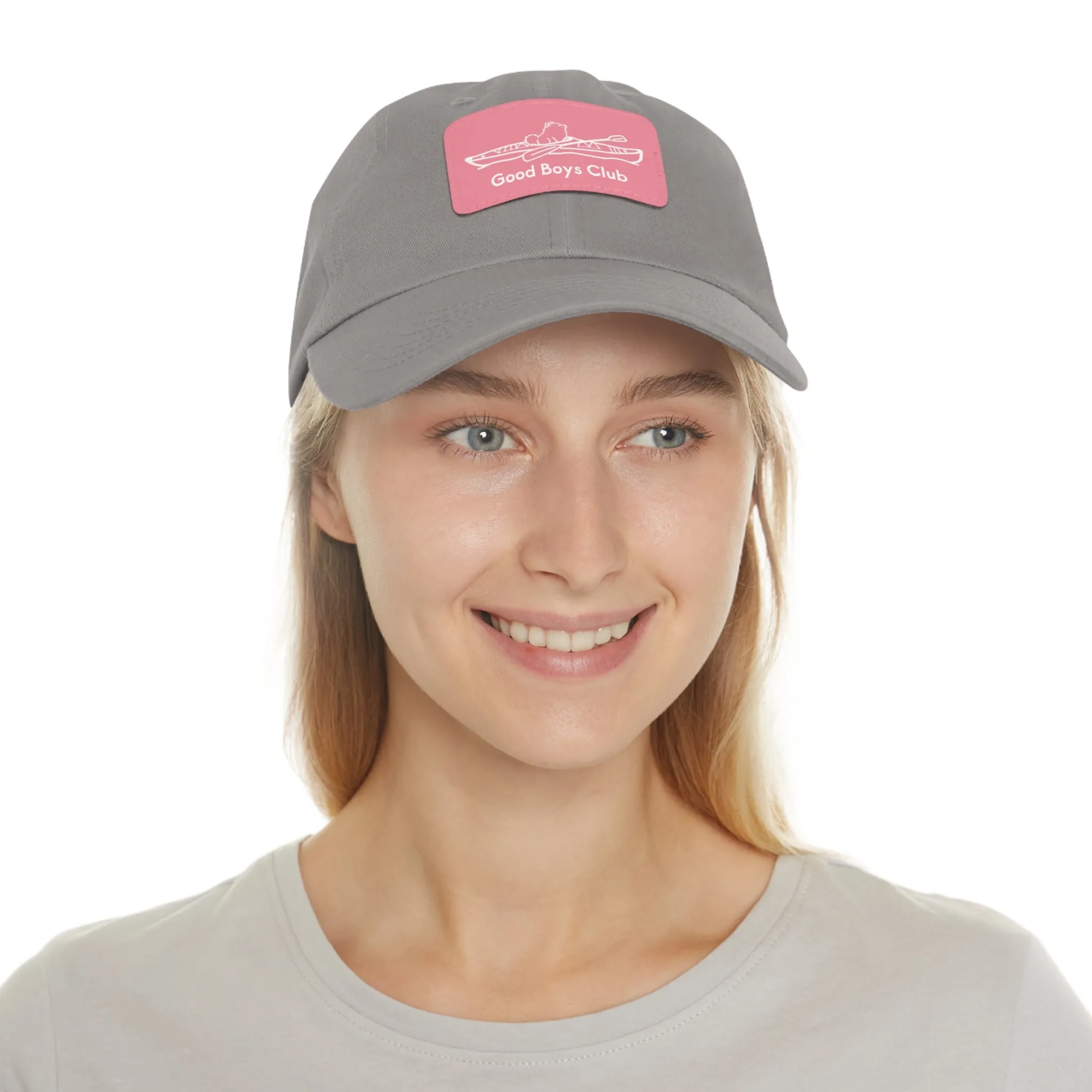 Good Boys Club Pomeranian Kayak Dog - Hat with Leather Patch