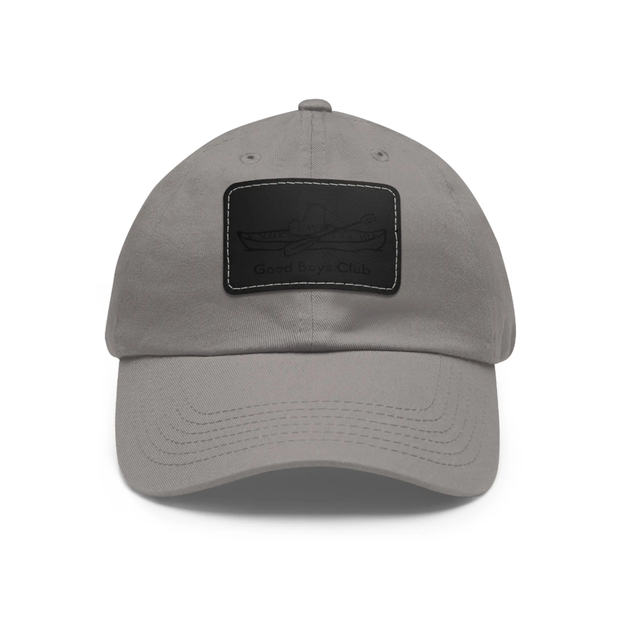 Good Boys Club Pomeranian Kayak Dog - Hat with Leather Patch