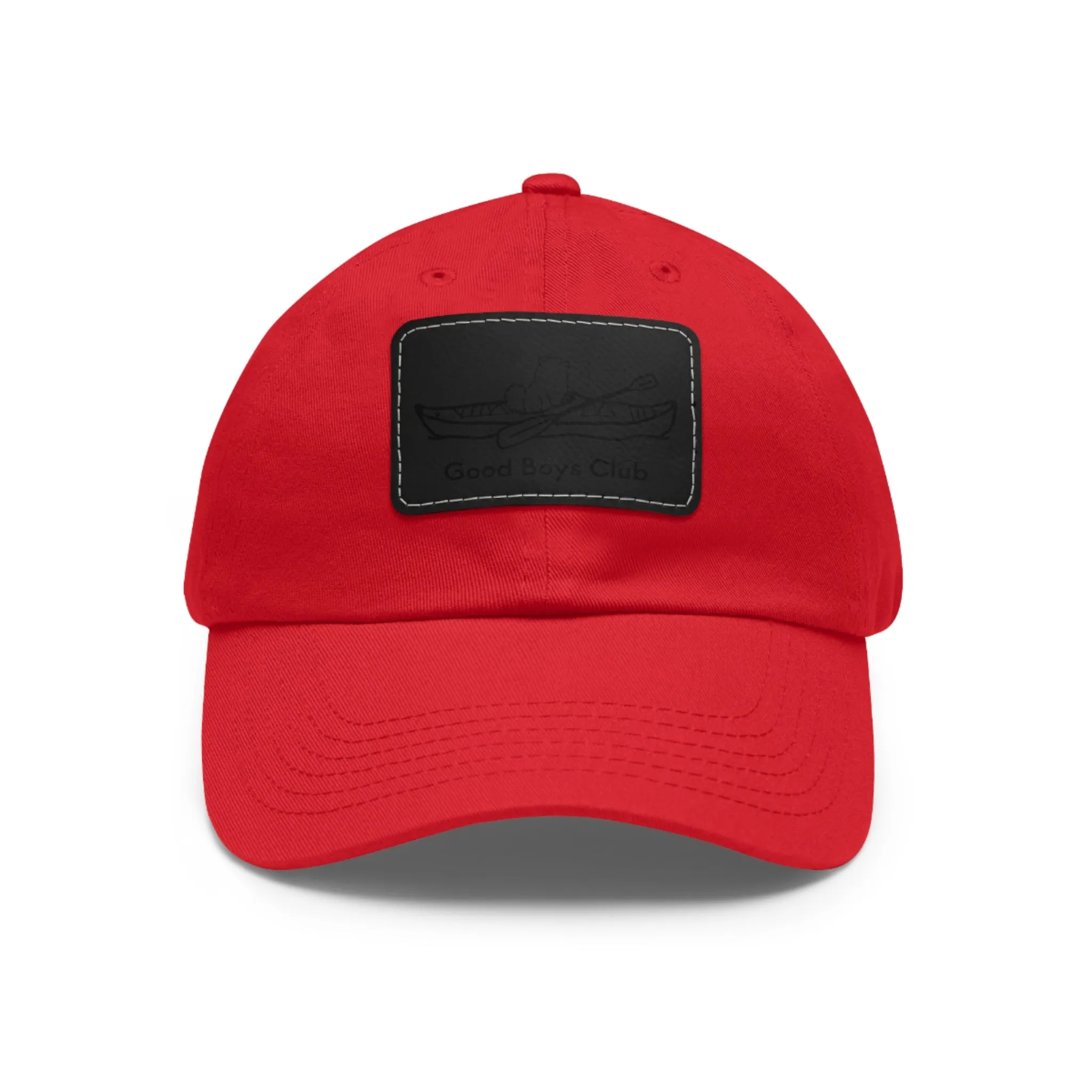 Good Boys Club Pomeranian Kayak Dog - Hat with Leather Patch