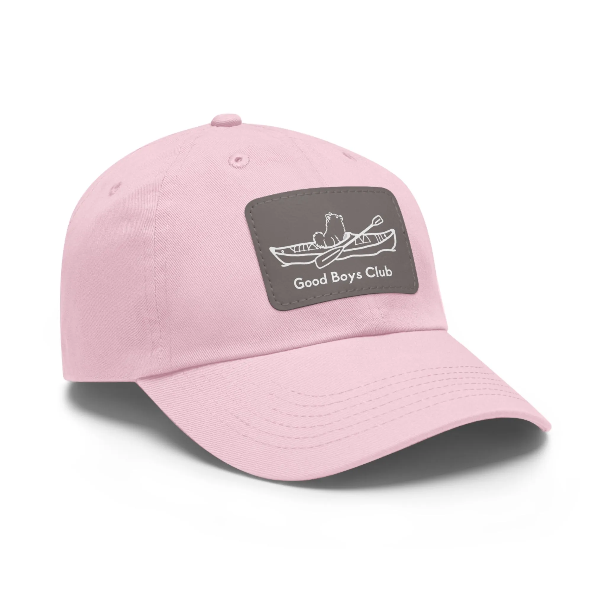Good Boys Club Pomeranian Kayak Dog - Hat with Leather Patch
