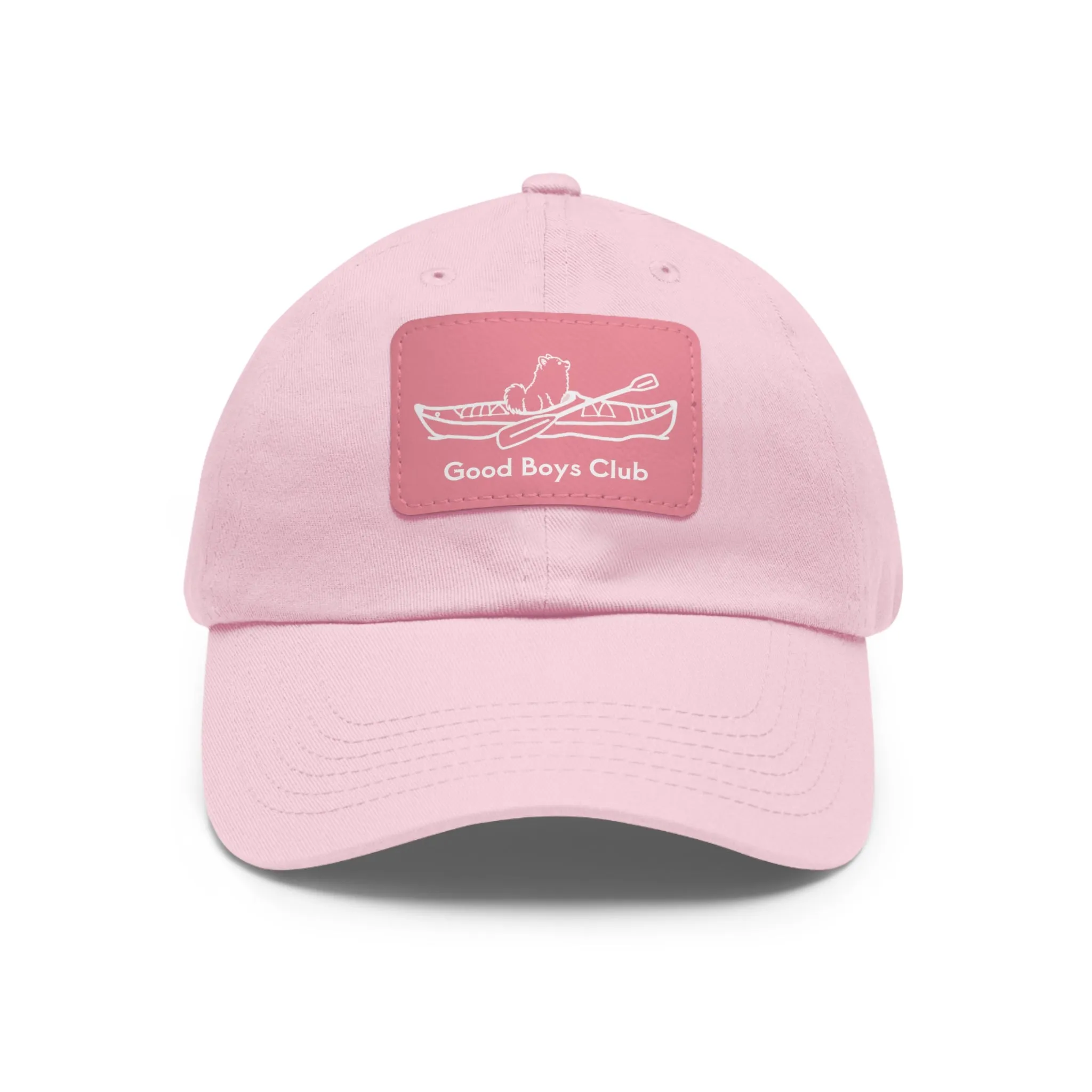 Good Boys Club Pomeranian Kayak Dog - Hat with Leather Patch