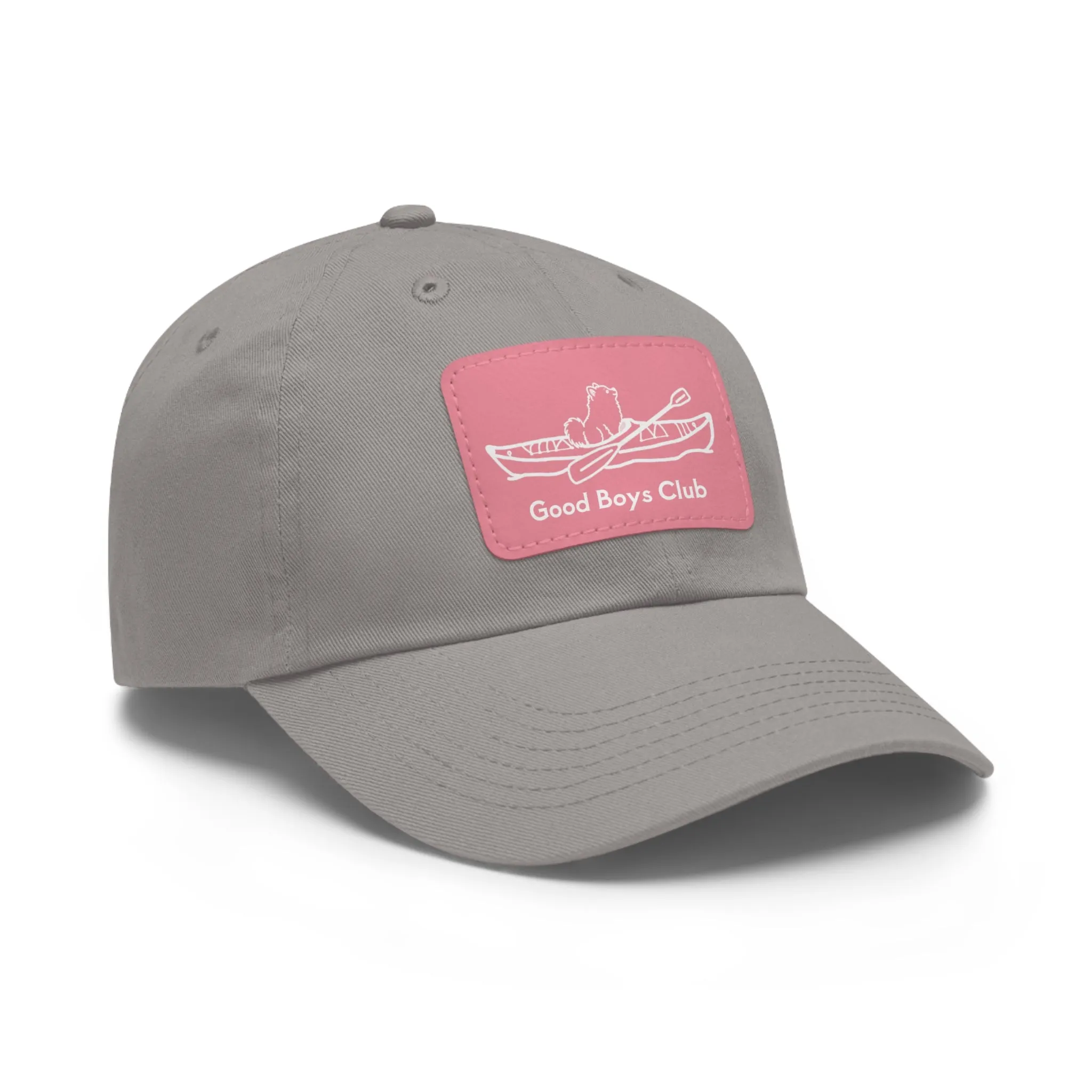 Good Boys Club Pomeranian Kayak Dog - Hat with Leather Patch