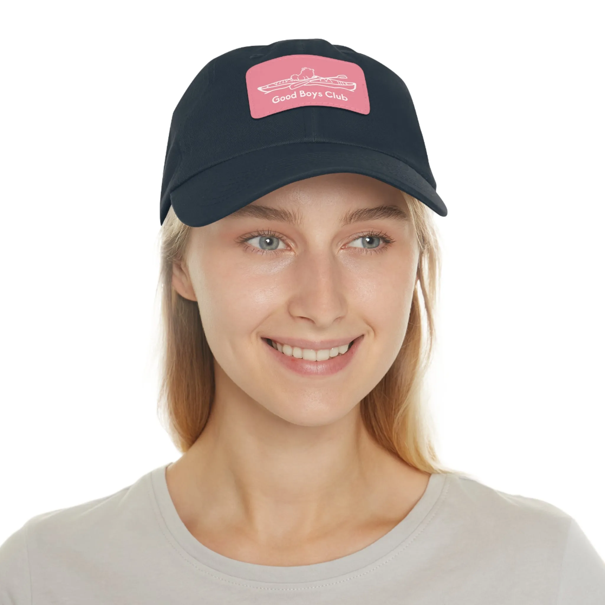 Good Boys Club Pomeranian Kayak Dog - Hat with Leather Patch