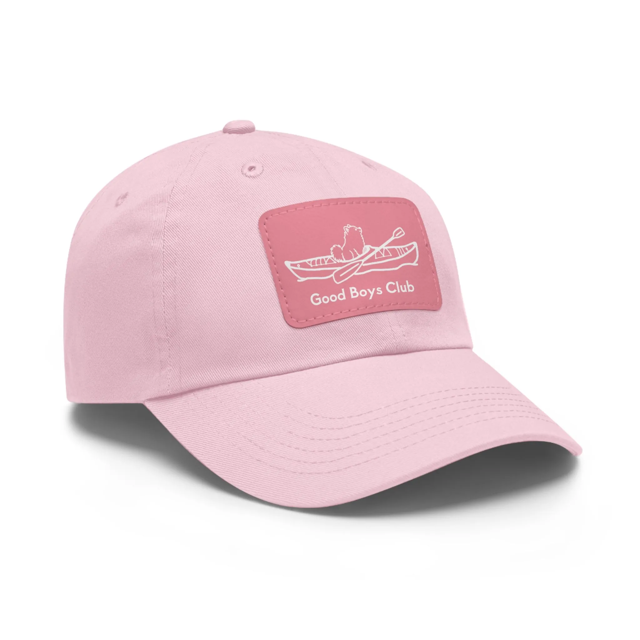 Good Boys Club Pomeranian Kayak Dog - Hat with Leather Patch