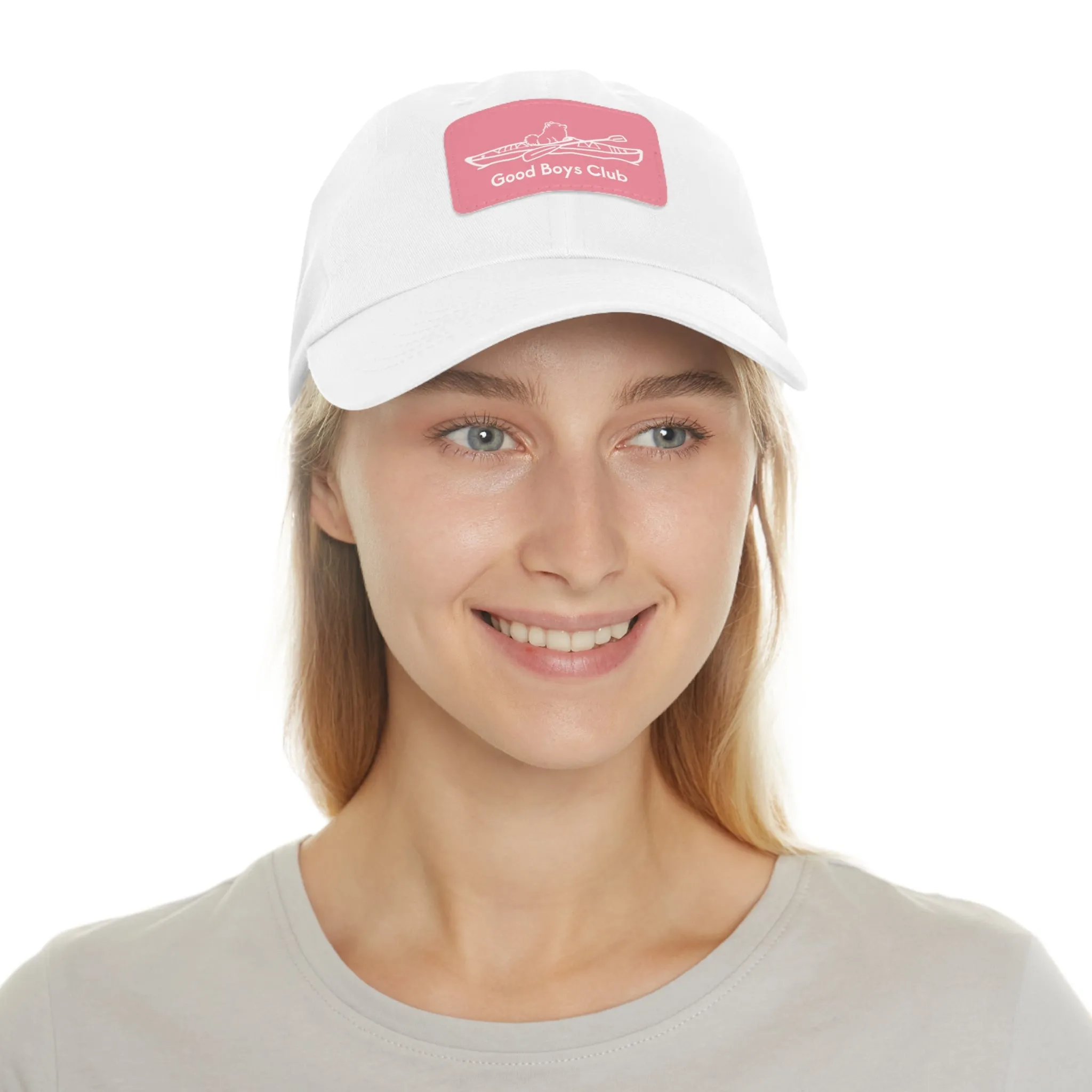 Good Boys Club Pomeranian Kayak Dog - Hat with Leather Patch