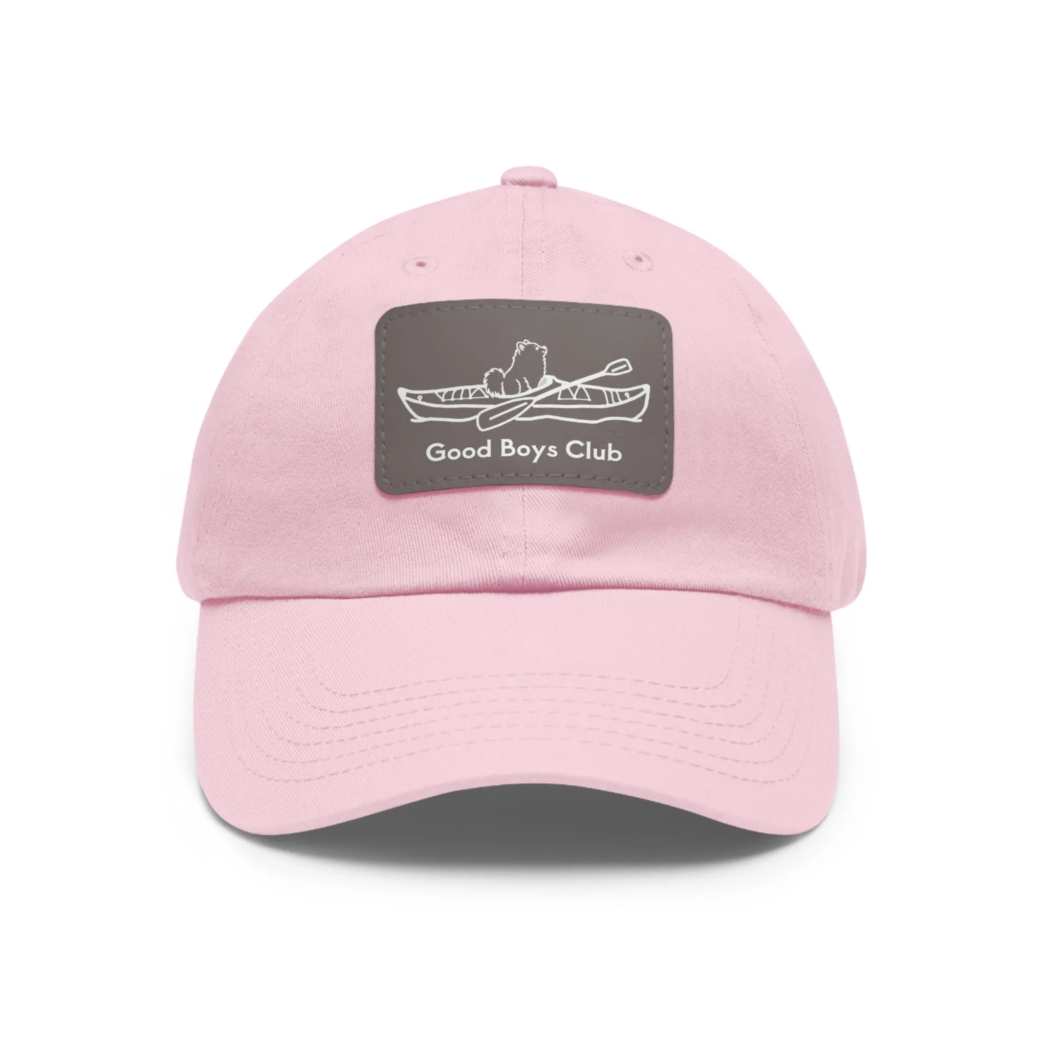 Good Boys Club Pomeranian Kayak Dog - Hat with Leather Patch