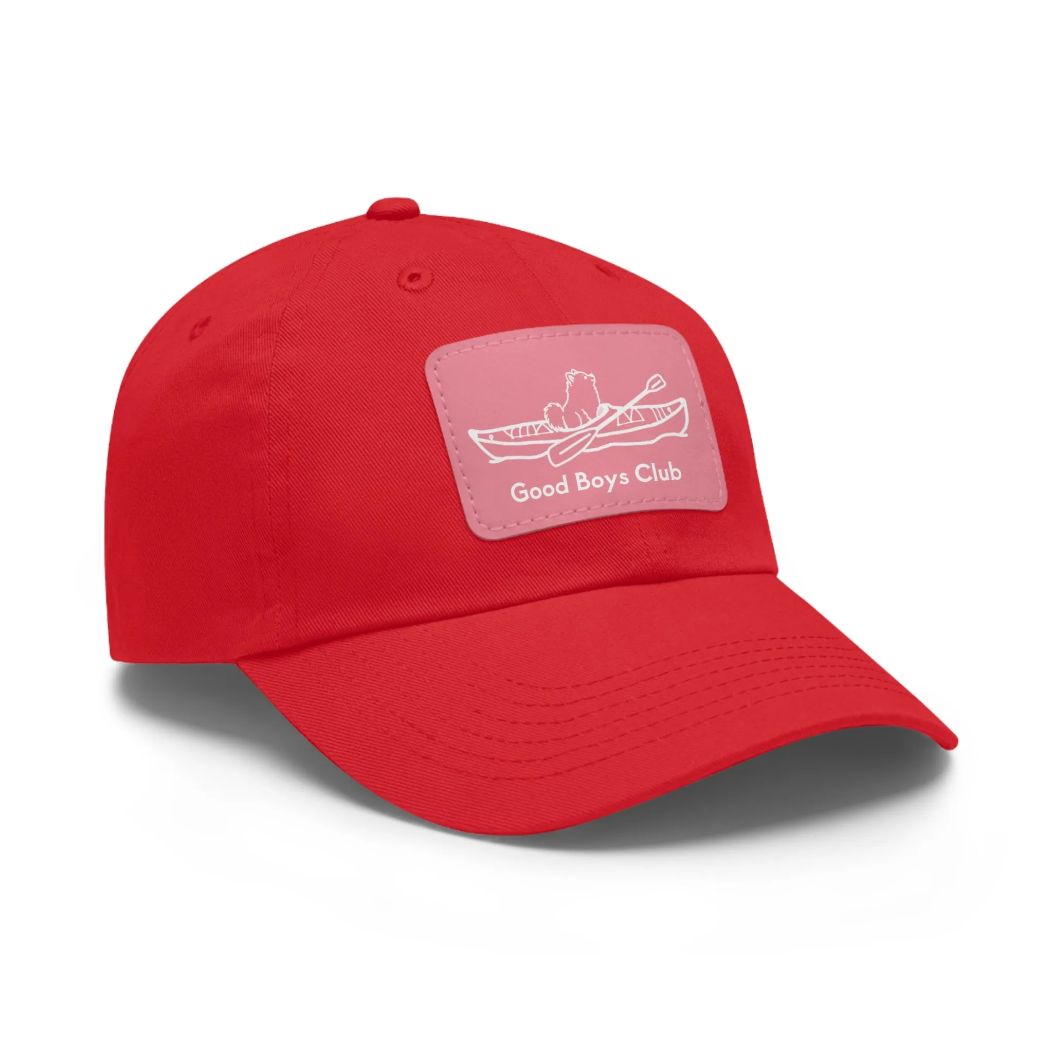 Good Boys Club Pomeranian Kayak Dog - Hat with Leather Patch