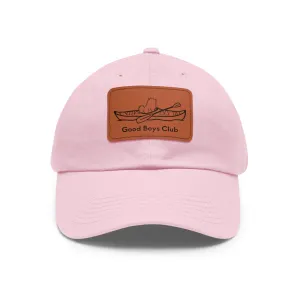Good Boys Club Pomeranian Kayak Dog - Hat with Leather Patch