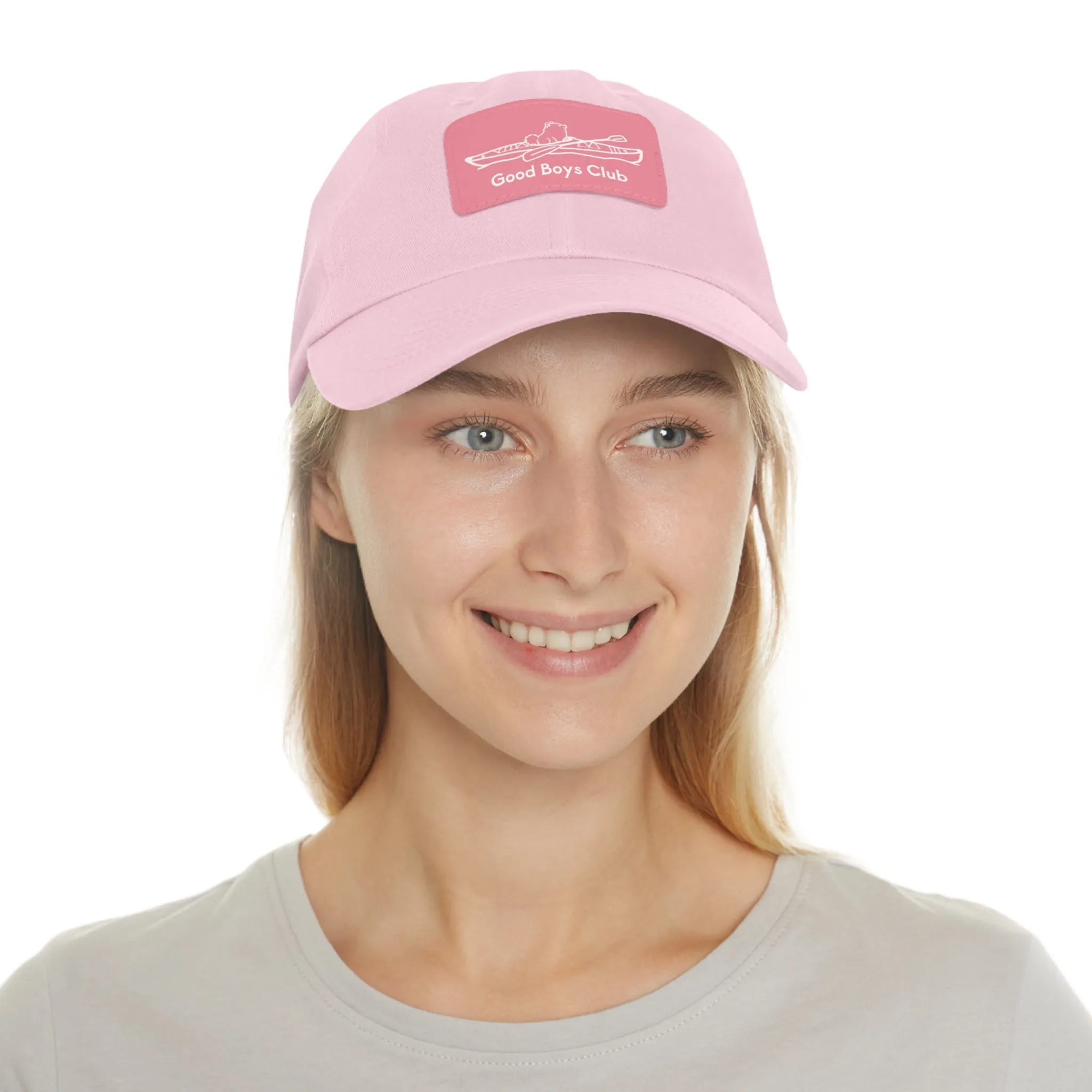Good Boys Club Pomeranian Kayak Dog - Hat with Leather Patch