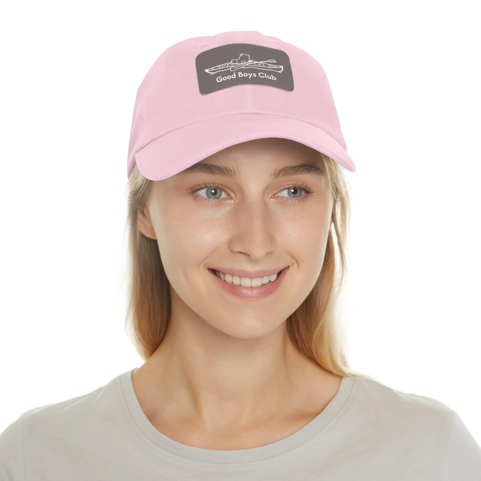 Good Boys Club Pomeranian Kayak Dog - Hat with Leather Patch