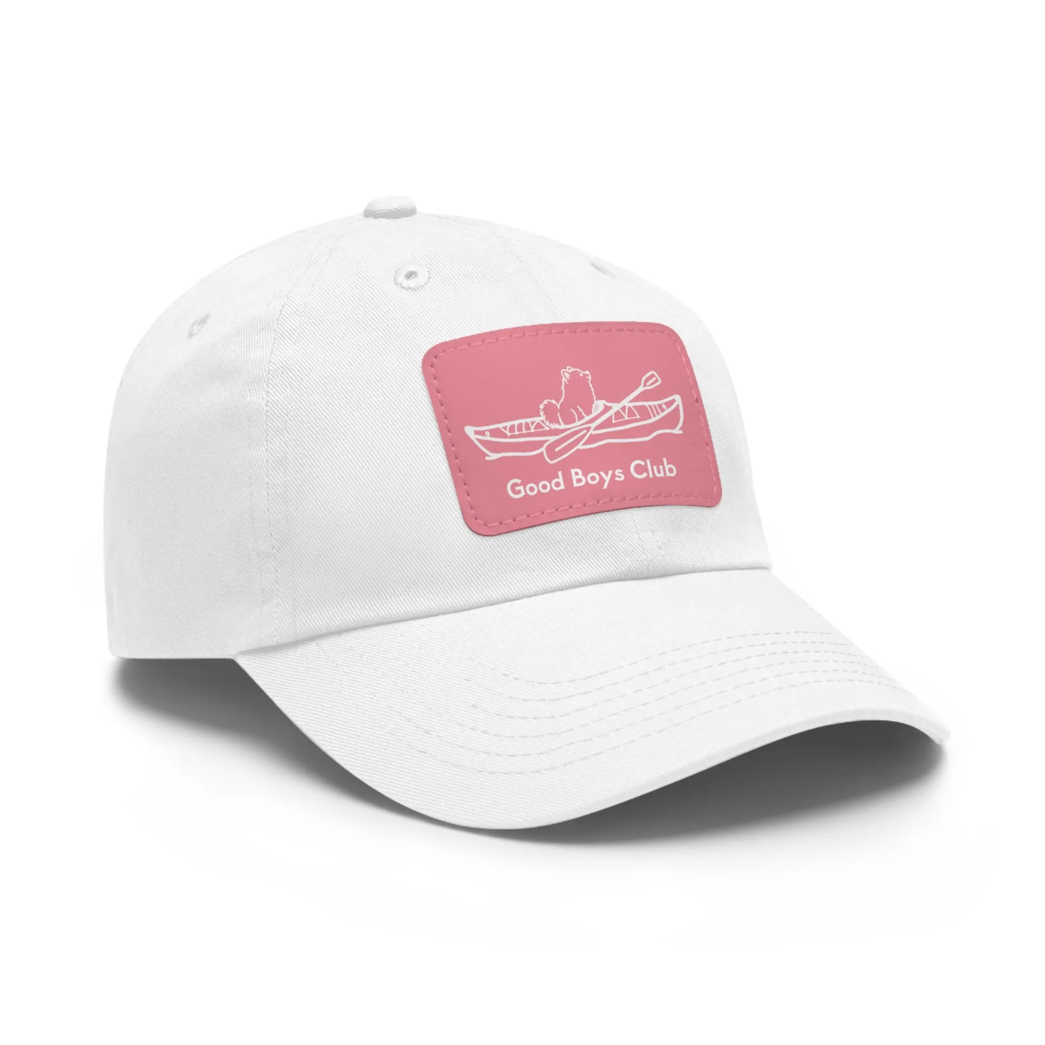 Good Boys Club Pomeranian Kayak Dog - Hat with Leather Patch