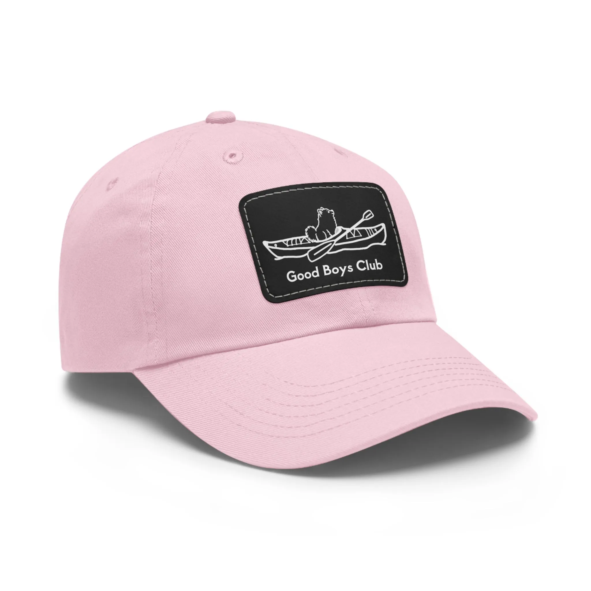Good Boys Club Pomeranian Kayak Dog - Hat with Leather Patch