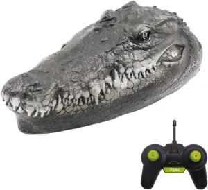 GoolRC Flytec V005 RC Boat 2.4G Remote Control Electric Racing Boat for Pools with Simulation Crocodile Head Spoof Toy