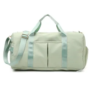 Green Dry Wet Separation Gym Bag - Women's Large Capacity - Training & Travel