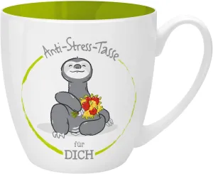 Gruss und Co Anti-Stress Tasse für Dich, 45 cl, Geschenk, Kaffeetasse Cup, New bone chine
