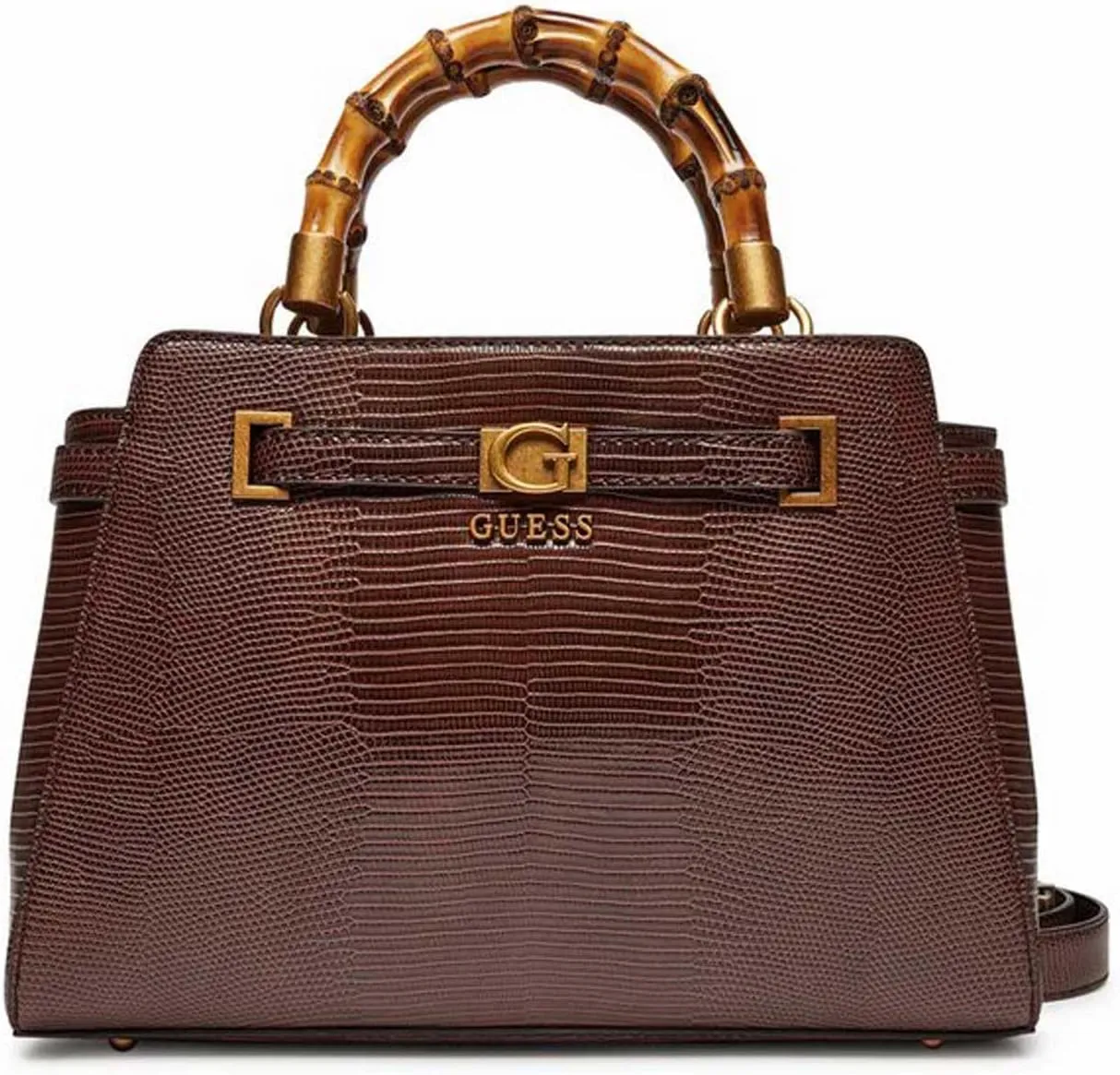 GUESS Sibel Bamboo Handle Satchel