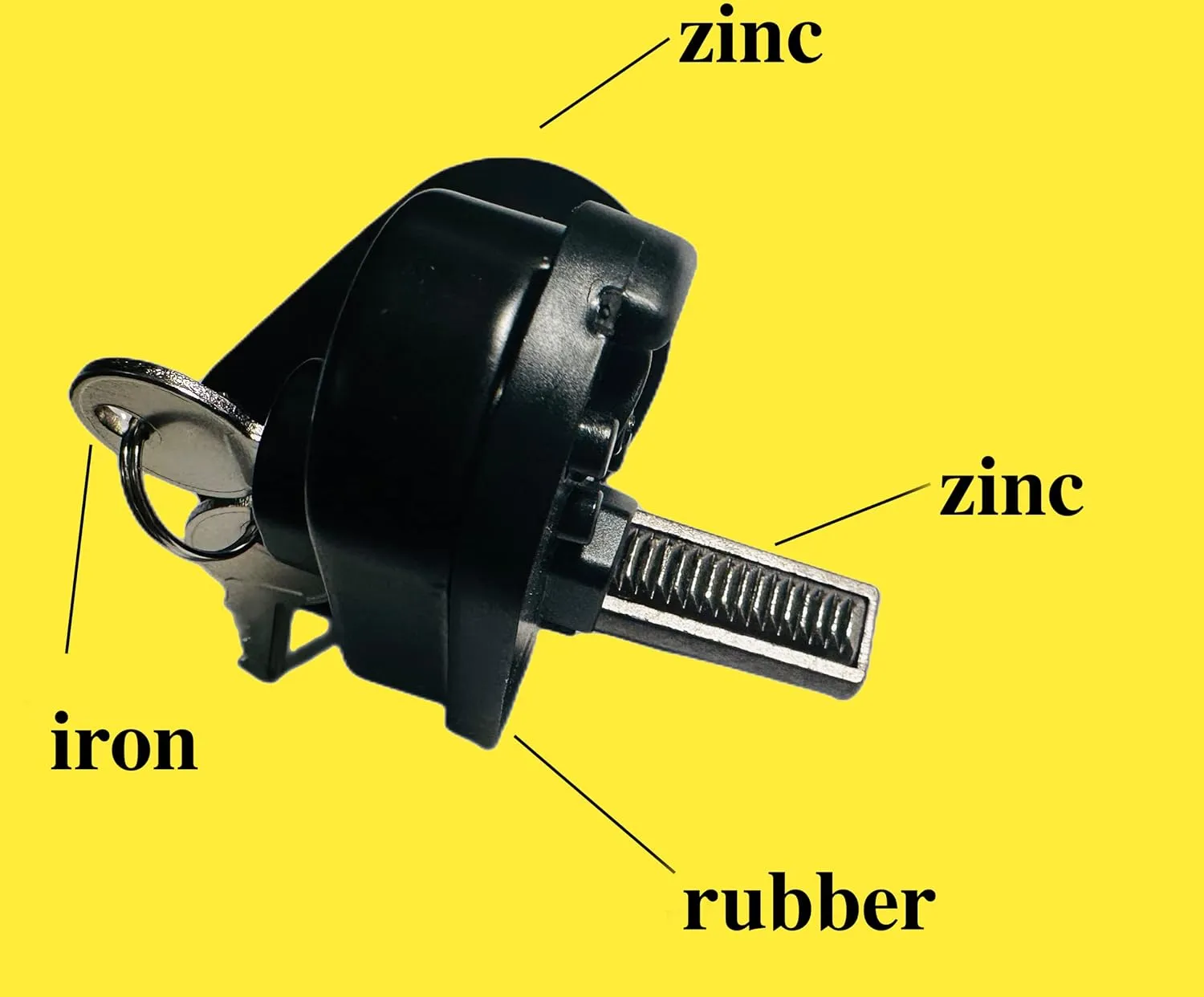 Gun Trigger Lock with Keys, Keyed Alike Universal Trigger Gun Locks Easy-Carry 1 Key Lock for BB Gun, Rifles, Shotgun, Handgun, Pistol